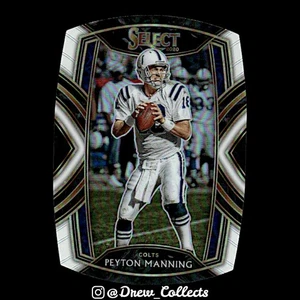 2020 Panini Select #231 Peyton Manning White Prizm Die Cut - Picture 1 of 2
