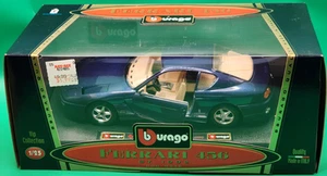 Bburago Burago 1/24 FERRARI 456 GT 1992 BLUE Diecast MIB - Picture 1 of 3
