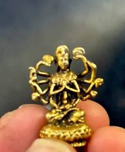 1 Inch Brass Statue Kali - Picture 1 of 5