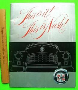 1949 NASH GIGANTIC PRESTIGE 36-pg FARBKATALOG Full Line AMBASSADOR Xlnt+ - Bild 1 von 19
