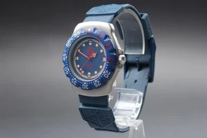 *Near MINT* TAG HEUER Formula 1 Professional WA1210 Blue Date Quartz Watch - Picture 1 of 10