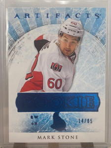 2012-13 Upper Deck Artifacts Sapphire Blue Rookie /85 RC Senators Golden Knights