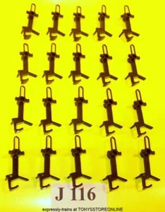 j116 jouef new spares 1x20 brown couplings hornby dublo type hooks - Picture 1 of 1