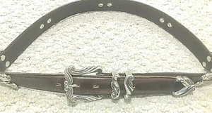 Vintage Women’s LADY NADIM Fancy Western Style Leather Belt (REDUCED) - Picture 1 of 2