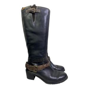 Pikolinos Knee High Leather Boot Women size 39 US 8.5 Black