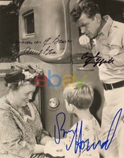 Andy Griffith Frances Bavier Ron Howard SIGNED 8x10 Photo reprint