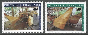 Französisch-Polynesien # 447 - 448 postfrisch frisch & sauber Komplettset ('25 SCV $ 2,10) - Bild 1 von 1