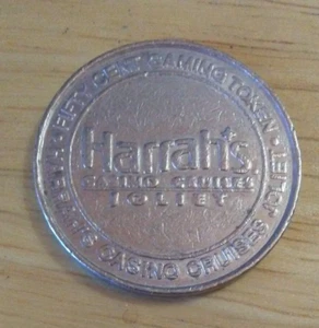 HARRAH'S CASINO Joliet, IL 50 Cent Gaming Token - Bild 1 von 3