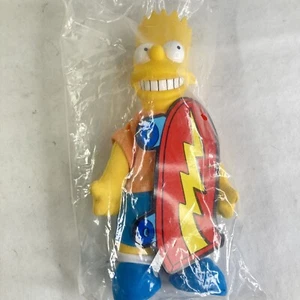 Muñeco de peluche vintage Burger King Los Simpson Bart Simpson 1990 nuevo sellado - Imagen 1 de 10