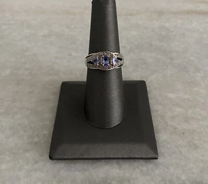Wunderschöner Sterling Silber 925 Tansanit Ring Größe 7 - Bild 1 von 6