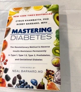 Mastering Diabetes Book Revolutionary Method Reverse Insulin Resist-Free Ship - Imagen 1 de 4