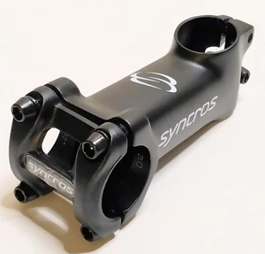 Syncros Anodized Hollow Alloy Stem 100mm, 31.8mm, 1-1/8" Black/White - Picture 1 of 8