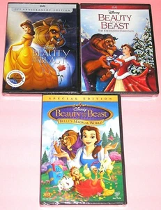 Disney DVD Lot - Beauty and the Beast Trilogy (New) - Picture 1 of 1