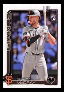 2025 Topps Series One Grant McCray (RC)#213- SF Giants-RM73 - Picture 1 of 2