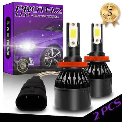 LED Headlight Kit 9004 HB1 White 6K Hi/Low Bulbs for MITSUBISHI Mirage 1993-1996 - Image 1 of 4