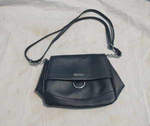 Koltov Collection Women’s Black Handbag Faux Leather Crossbody Adjustable Strap - Picture 1 of 7
