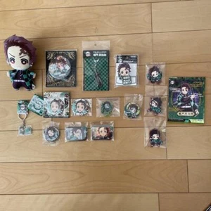Demon Slayer Tanjiro Kamado Goods Lot of set Plush Toy Badge Acrylic Stand - Picture 1 of 10