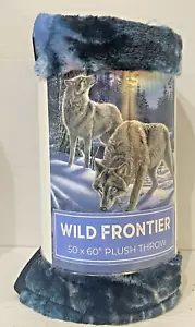 Wolf Pack Wild Frontier Peluche Lanzamiento 50 x 60 Suave Cálido y Duradero James Meger - Imagen 1 de 2
