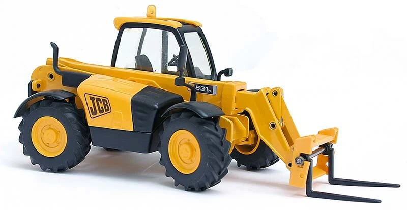 Cargador telescópico Joal 184 JCB 531-70 con horquillas 1/35 fundido a presión sin usar, en caja Foto 1 de 1
