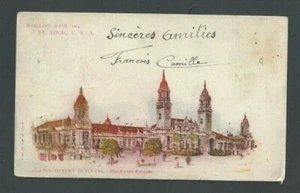 1904 PPC* Feria Mundial de San Luis Luisiana compra exposición maquinaria Bldg UDB usada- - Imagen 1 de 1