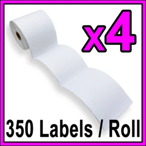 4 Rolls 100mm x 150mm Direct Thermal 4x6" Labels Fastway EParcel Startrack Zebra - Bild 1 von 4
