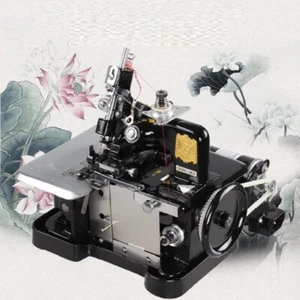 Three Thread Lockstitch Machine Overlock Sewing Old Electric Butterfly Sewing - Picture 1 of 13