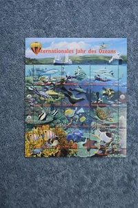 1998 Year of the Ocean Full Sheet - Vienna A239 - MNH - Picture 1 of 1