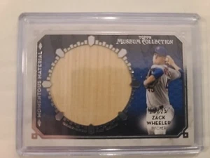 2014 Topps Museum Collection Momentous Material Bat Relic Zack Wheeler /25 Mets - Bild 1 von 2