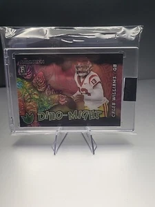 2023 Wild Card Dino-Might Sealed Silver Holo Prizm RC Heisman Caleb Williams 1/1 - Picture 1 of 6