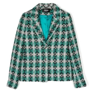 Young Versace Girls Tweed Blazer Jacket - Picture 1 of 3