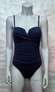 MARKS & SPENCER Womens One Piece Swimming Suit Bandeau Non Wired Magic Shaping - Picture 1 of 2