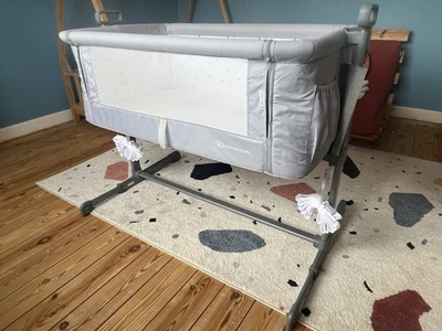 Kinderkraft Neste Bedside Crib with Mattress and Travel Bag - Image 1 of 4