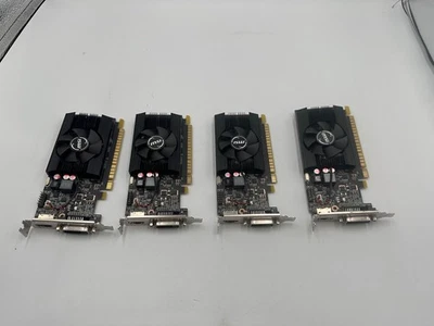 LOTE DE 4 tarjetas gráficas MSI GeForce GT 710 2GB DDR3 (GT 710 2GD3 LP) Foto 1 de 4