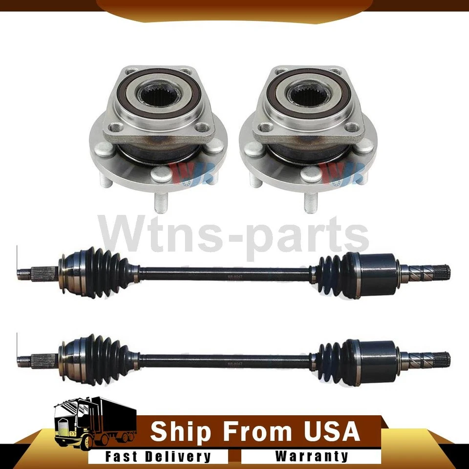 FITS 2005-2009 SUBARU OUTBACK 4X CV AXLE & WHEEL BEARING KIT TRAKMOTIVE WJB - Image 1 of 4