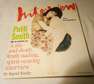 1996 June, INTERVIEW Magazine, Patti Smith Why We Need Her Now (MH54) - Image 1 of 3