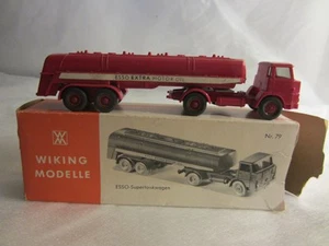 Wiking 79 Esso Super Tankwagen  1: 87 in Ovp - Bild 1 von 4