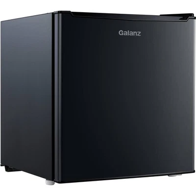 Galanz GL17BK 1.7 cu ft Single-Door Refrigerator, Black - Image 1 of 4