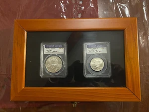 "RARE" 1998-PCGS Kennedy Brothers 2 Coin (70) Set - Thomas Rogers Signed - Picture 1 of 7
