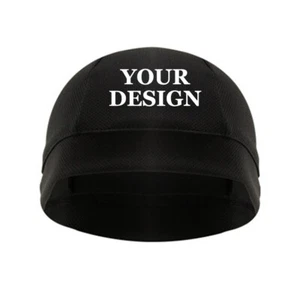 Custom Printing Skull Caps Cooling Stretch Mesh Beanie Sweat Wicking Helmet - Picture 1 of 11
