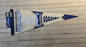 Vintage Brooklyn DODGERS - Cooperstown -12x30 -Original Wincraft Felt PENNANT - Picture 1 of 9