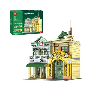 French Restaurant Diner City Style Modular Building Blocks Toy Bricks Set MOC - Picture 1 of 4