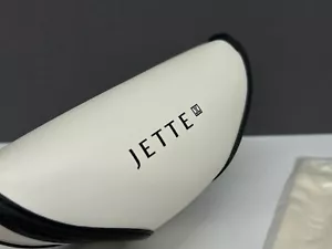 Jette Joop Brillenetui Semi Hartschale weiß Groß Sonnenbrille - Photo 1 sur 8