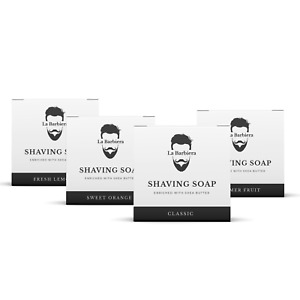 MULITPACK Solid Shaving Soap | 4 x 60g Refill Puck | La Barbiera