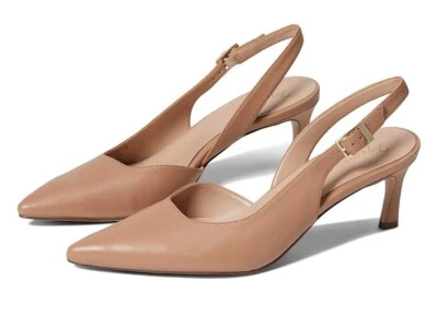 Sapato Feminino Naturalizer 27 Edit Felicia Couro Taupe Slingback 3047 Tamanho 11W - Imagem 1 de 4