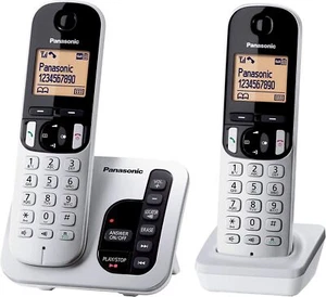Panasonic KX-TGC222ALS Double Handset Cordless Phone - Picture 1 of 9