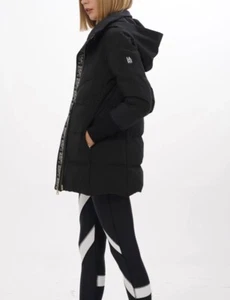 Stylish Puffer Jacket women by LARi Active - Black - Picture 1 of 4