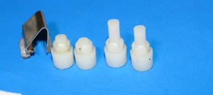 GE Washer: Cabinet Spring Clip & Bumpers (WH02X24334) (P6920) - Picture 1 of 5