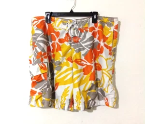 Antiguo Azul Marino Floral Pantalones Cortos Bañador Pantalones Cortos Forrados Floral Pantalones Cortos de Natación X-Grande - Imagen 1 de 7