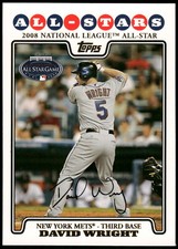 2008 Topps Updates & Highlights  #UH148 David Wright New York Mets