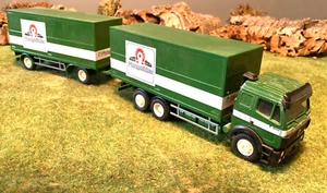 Herpa camion treno articolato spedizione Pfungstadter Mercedes trattore 1:87 H0 - Foto 1 di 3